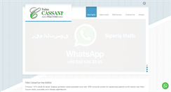 Desktop Screenshot of cassani.com.tr